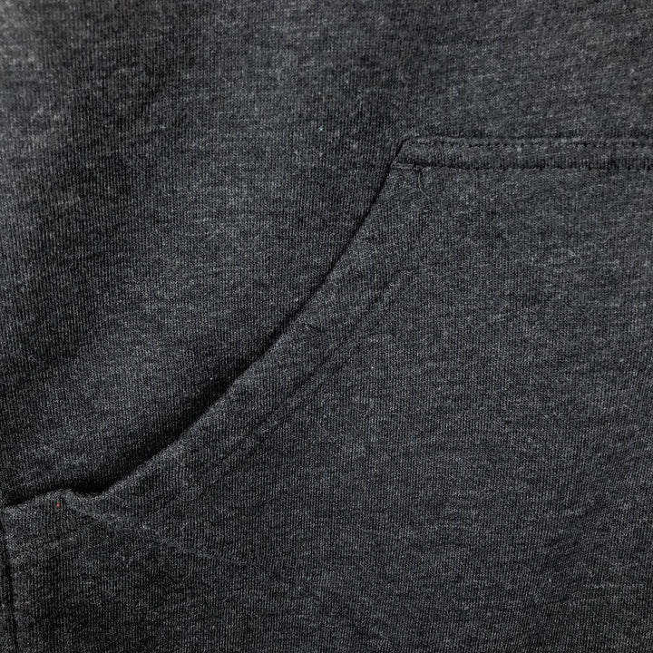 Harley-Davidson Skull Pattern Full-Zip Hoodie, Men's Size L cotton black type Vintage Second Hand