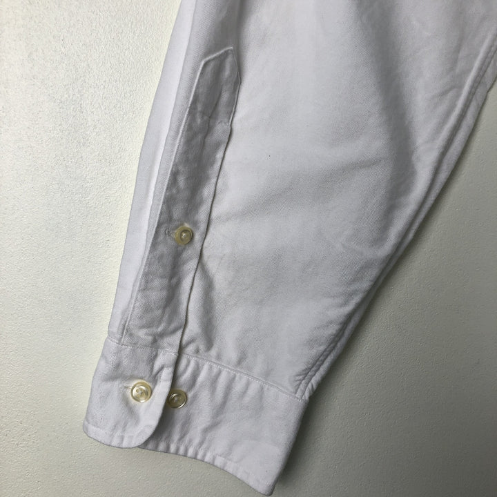 Ralph Lauren Classic Fit Long Sleeve Button Down Shirt Men's XL cotton white type Vintage Second Hand