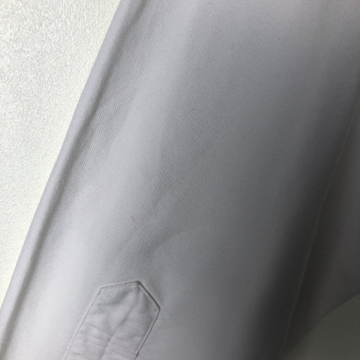 Ralph Lauren YARMOUTH long sleeve button down shirt, men's size L cotton white type Vintage Second Hand