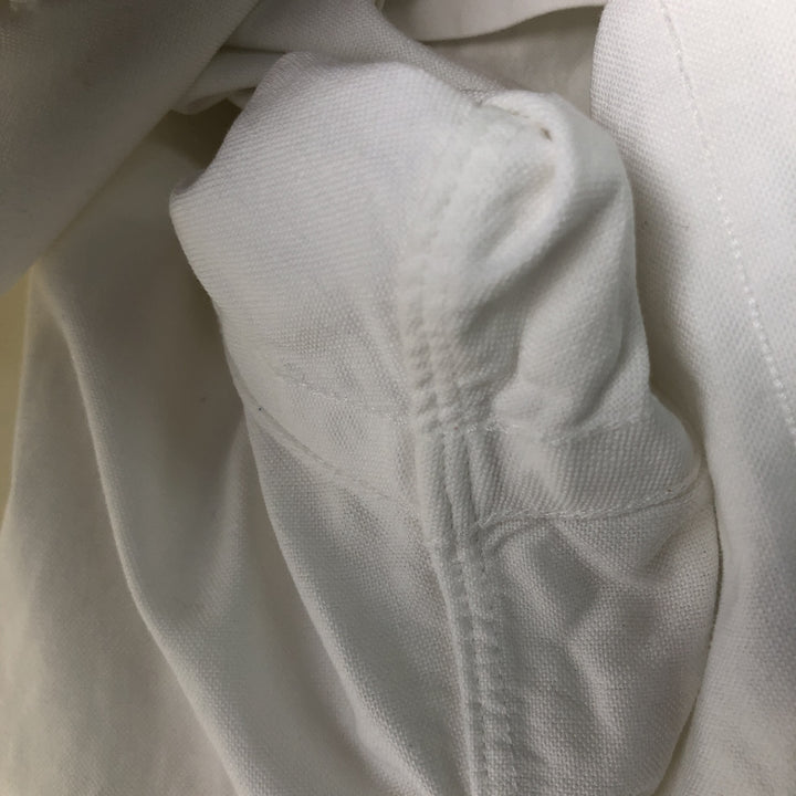 Ralph Lauren long sleeve button down shirt, men's size M cotton white type Vintage Second Hand