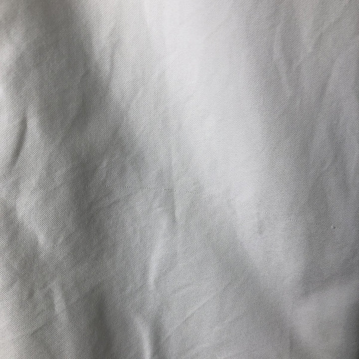 Ralph Lauren YARMOUTH long sleeve button down shirt, men's size M cotton white type Vintage Second Hand