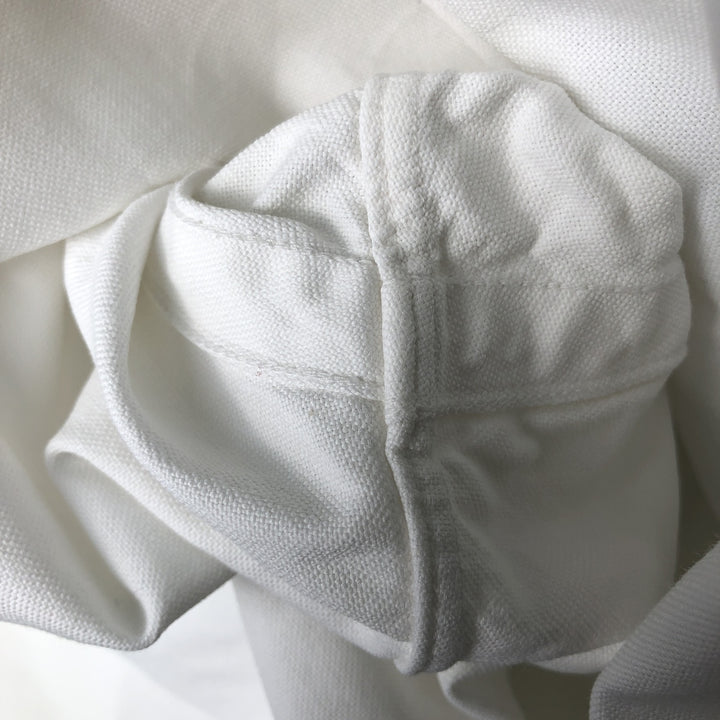 Ralph Lauren YARMOUTH long sleeve button down shirt, men's size M cotton white type Vintage Second Hand