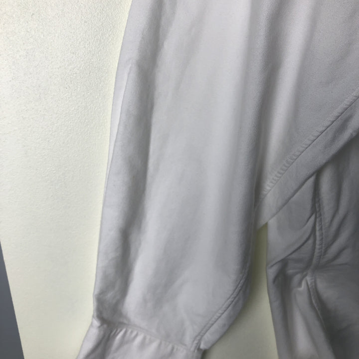 Ralph Lauren YARMOUTH long sleeve button down shirt, men's size L cotton white type Vintage Second Hand