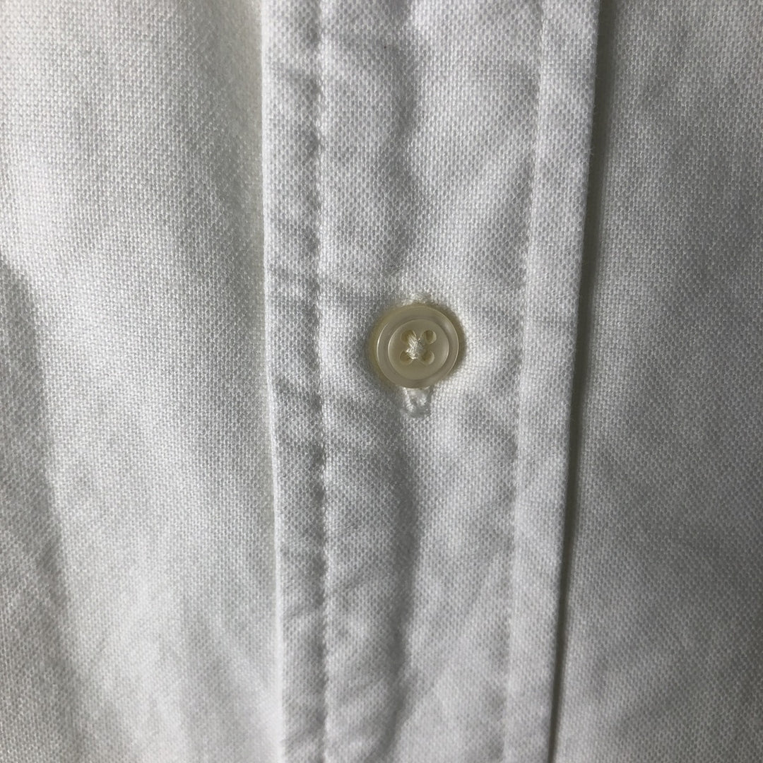 Ralph Lauren YARMOUTH long sleeve button down shirt, men's XL size cotton white type Vintage Second Hand