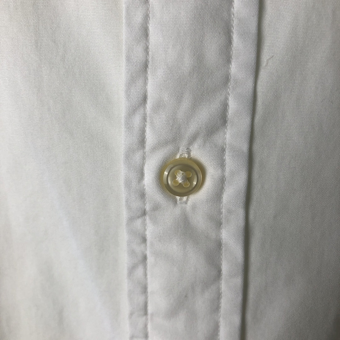 Ralph Lauren POLO by Ralph Lauren REGENT CUSTOM FIT wide collar long sleeve cotton shirt, men's size L cotton white type Vintage Second Hand