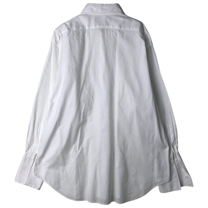 Ralph Lauren POLO by Ralph Lauren PHILIP long-sleeved cotton shirt with cuffs, men's size L cotton white type Vintage Second Hand