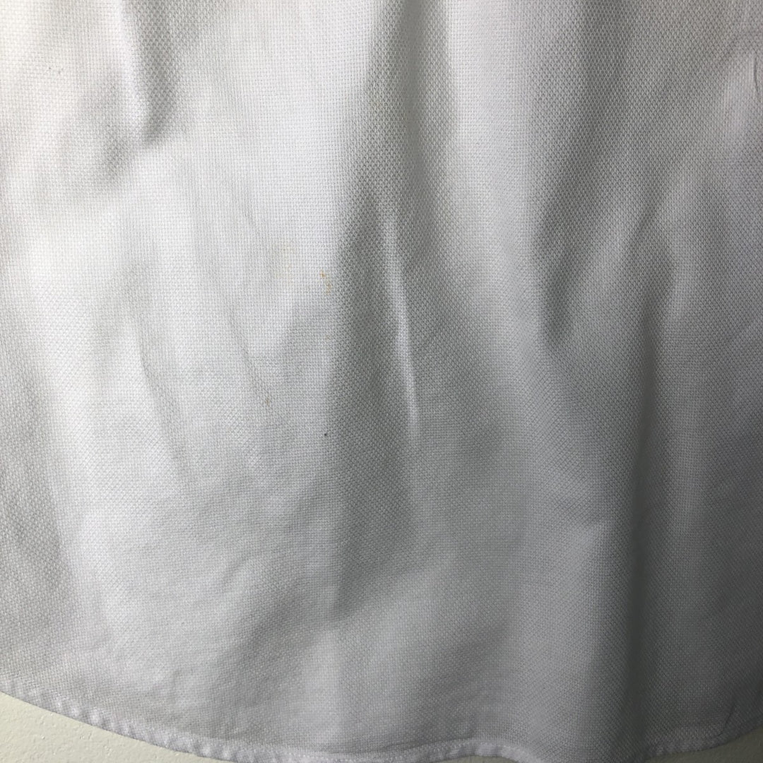 Ralph Lauren POLO by Ralph Lauren PHILIP long-sleeved cotton shirt with cuffs, men's size L cotton white type Vintage Second Hand