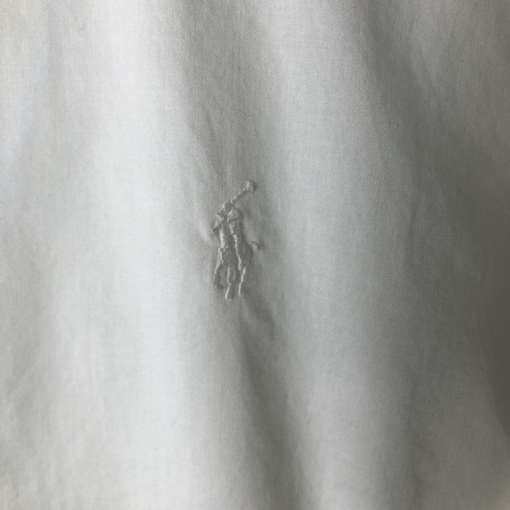 Ralph Lauren YARMOUTH long sleeve button down shirt, men's XL size cotton white type Vintage Second Hand
