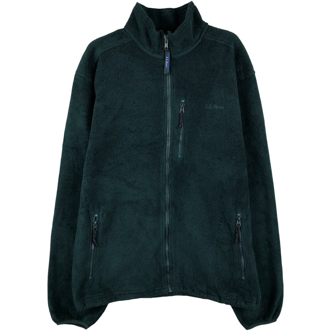 Vintage LL Bean fleece jacket from the 1980'S to 1990s, made in the USA, size M. polyester green type Vintage Second Hand