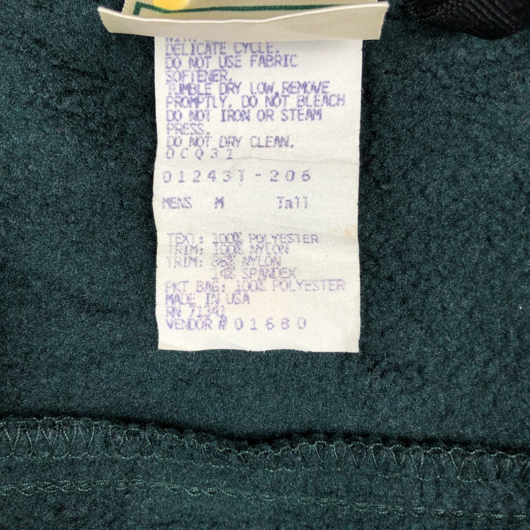 Vintage LL Bean fleece jacket from the 1980'S to 1990s, made in the USA, size M. polyester green type Vintage Second Hand