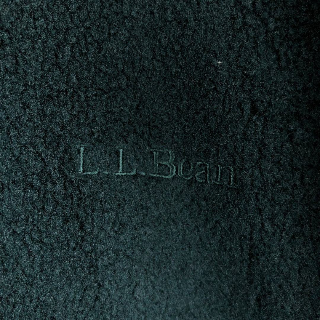 Vintage LL Bean fleece jacket from the 1980'S to 1990s, made in the USA, size M. polyester green type Vintage Second Hand