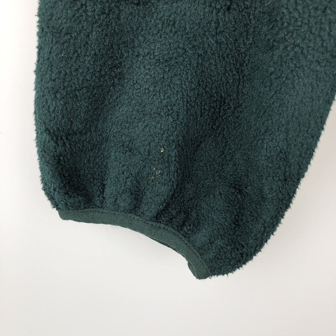 Vintage LL Bean fleece jacket from the 1980'S to 1990s, made in the USA, size M. polyester green type Vintage Second Hand