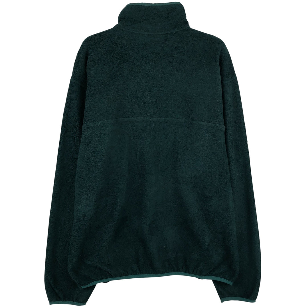 1990'S LL Bean Fleece Jacket, Men's XL, Vintage unclear green type Vintage Second Hand