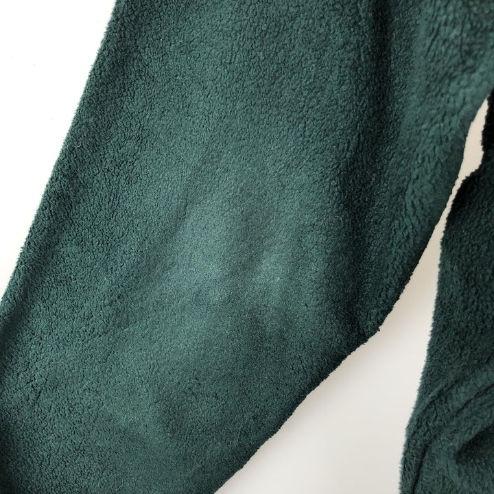 1990'S LL Bean Fleece Jacket, Men's XL, Vintage unclear green type Vintage Second Hand