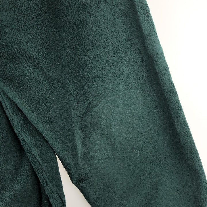 1990'S LL Bean Fleece Jacket, Men's XL, Vintage unclear green type Vintage Second Hand