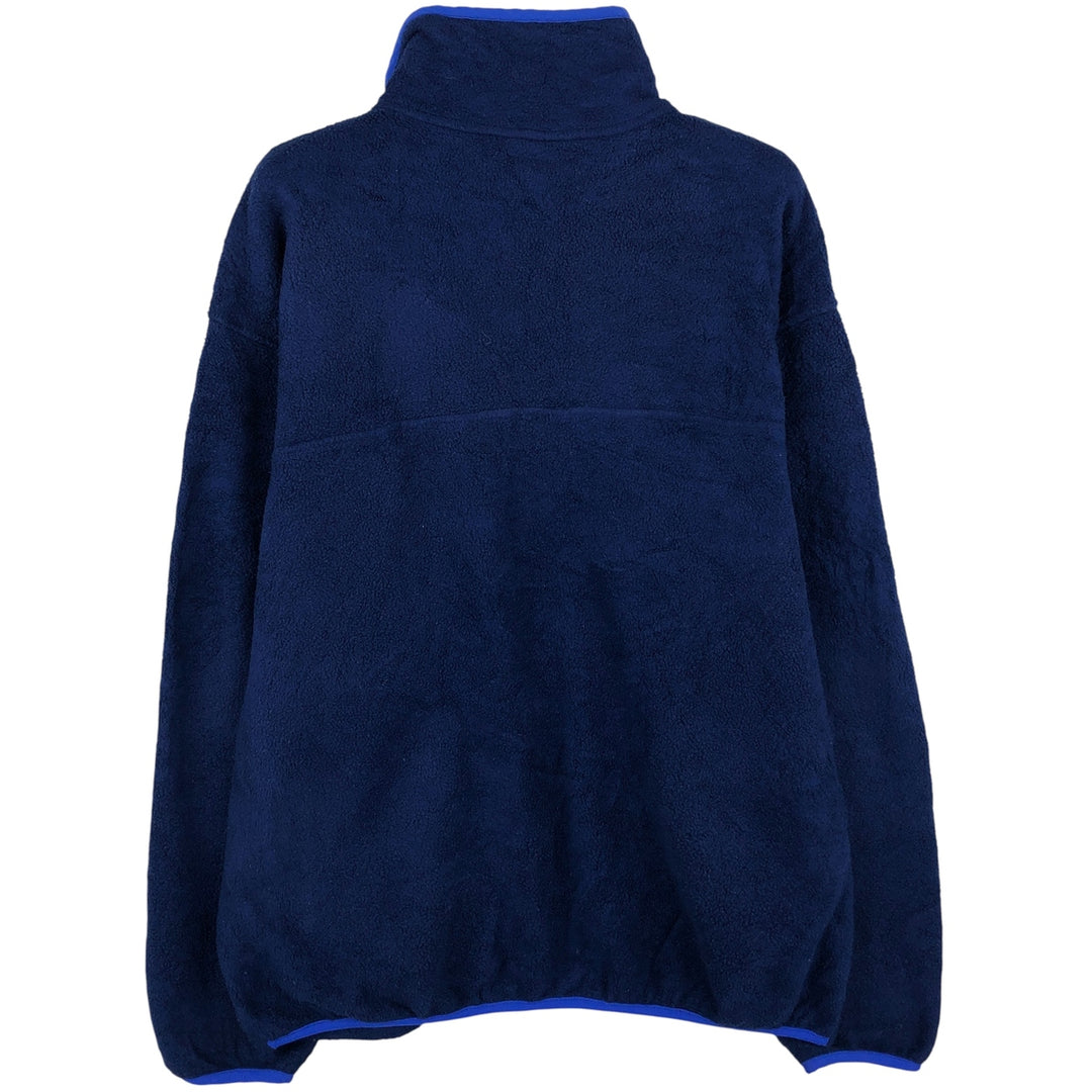 1990'S LL Bean Fleece Jacket, Men's Size L, Vintage unclear navy blue type Vintage Second Hand