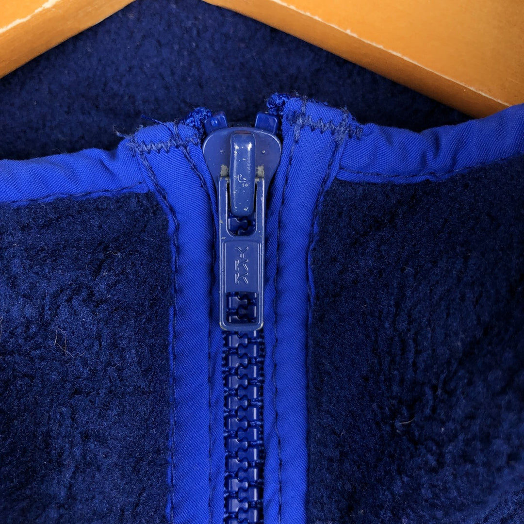 1990'S LL Bean Fleece Jacket, Men's Size L, Vintage unclear navy blue type Vintage Second Hand