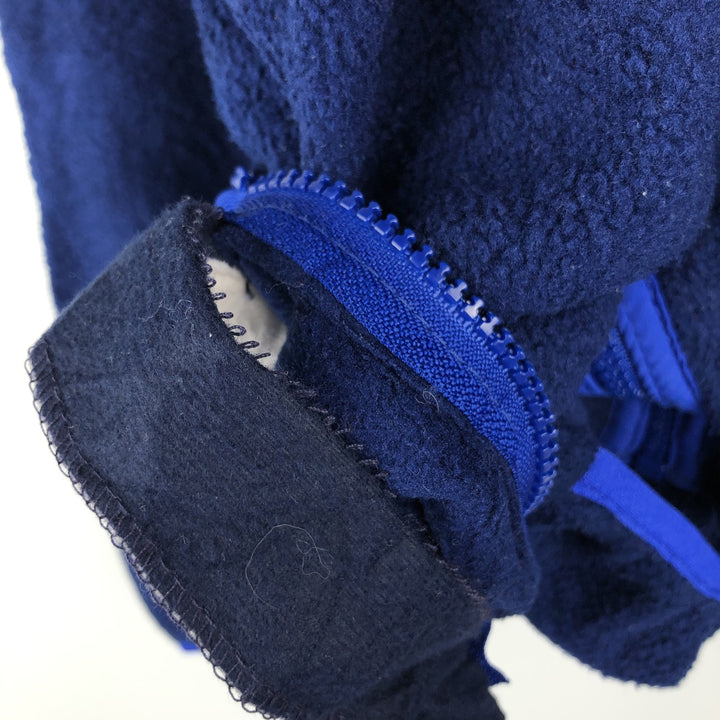 1990'S LL Bean Fleece Jacket, Men's Size L, Vintage unclear navy blue type Vintage Second Hand