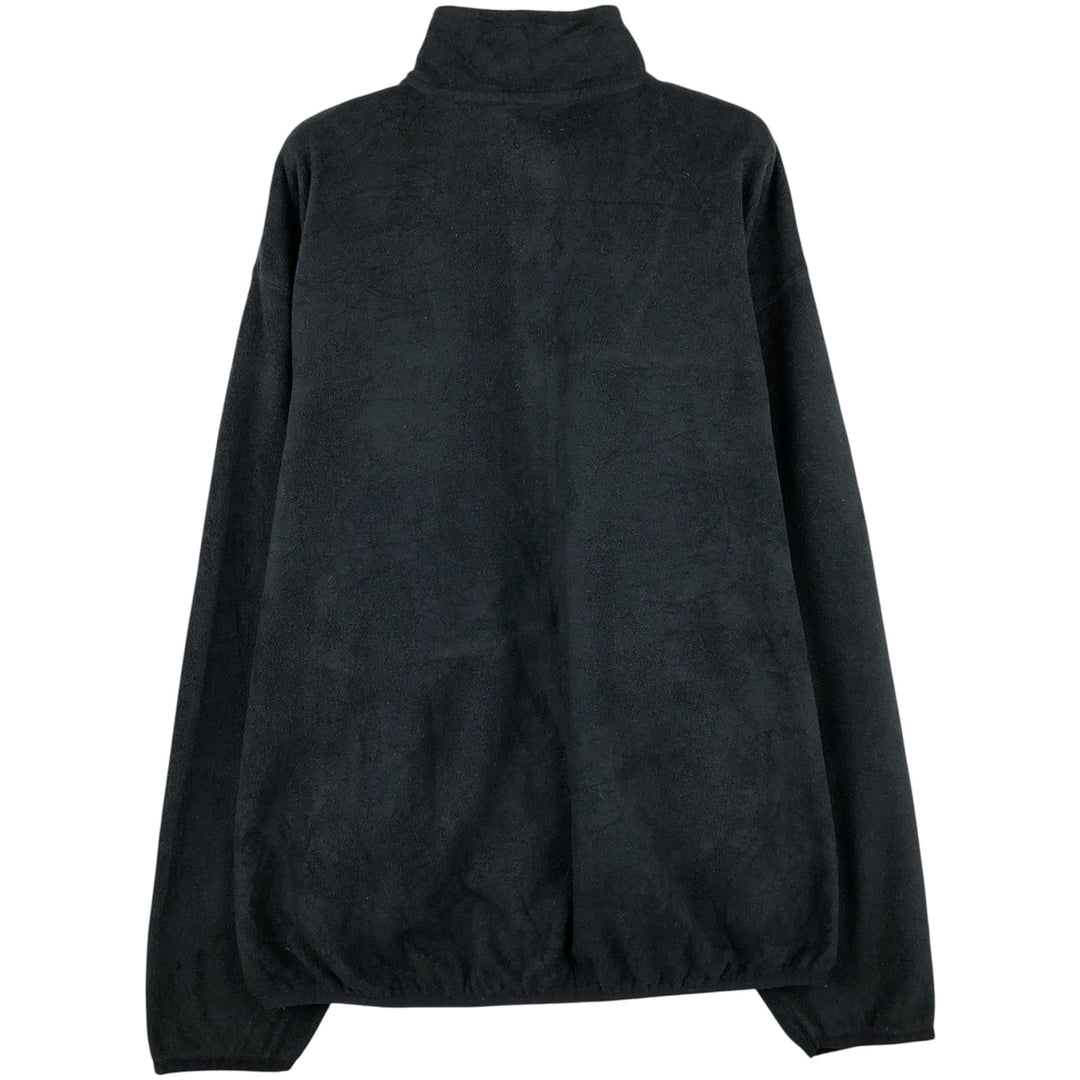 90'S Adidas Fleece Jacket, Men's Size L, Vintage polyester black type Vintage Second Hand