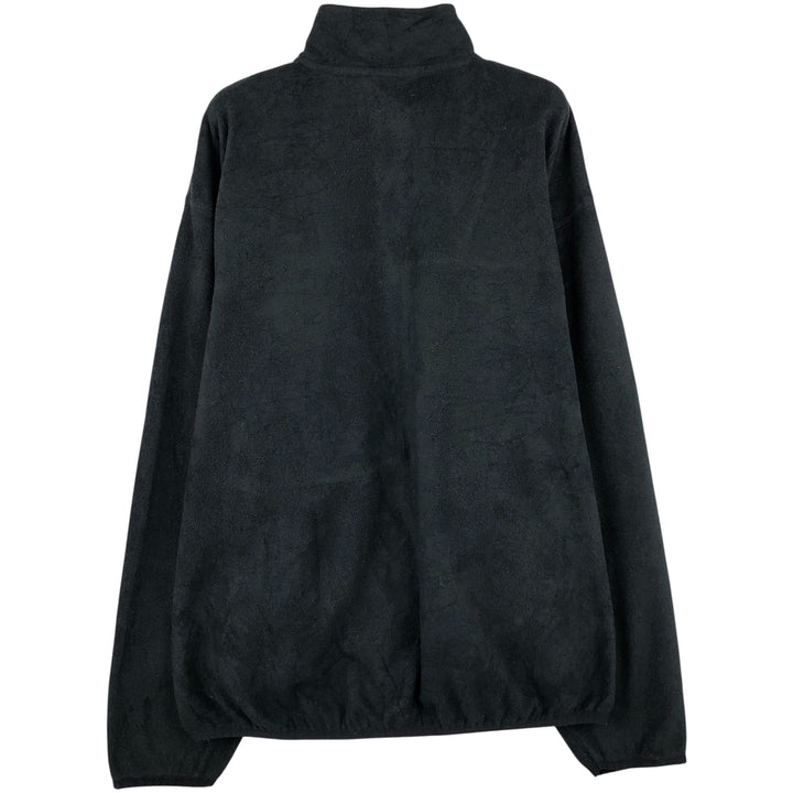 90'S Adidas Fleece Jacket, Men's Size L, Vintage polyester black type Vintage Second Hand