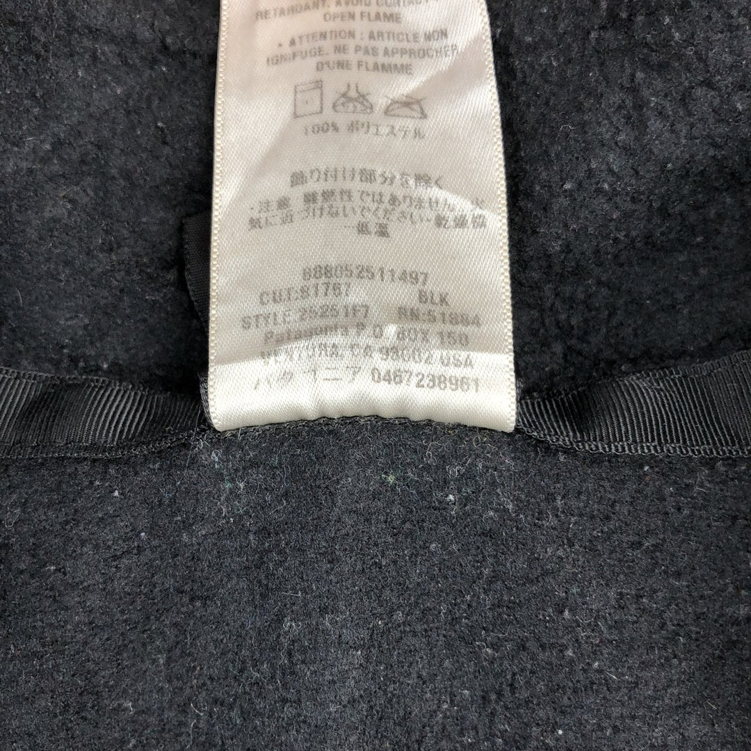 2000'S Patagonia CAPILENE 25251F7 Half-Zip Fleece Pullover, Men's XL polyester black type Vintage Second Hand