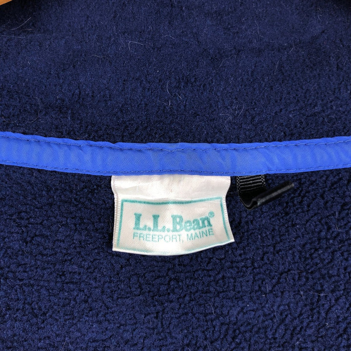 1990'S LL Bean Fleece Jacket, Men's XL, Vintage unclear navy blue type Vintage Second Hand