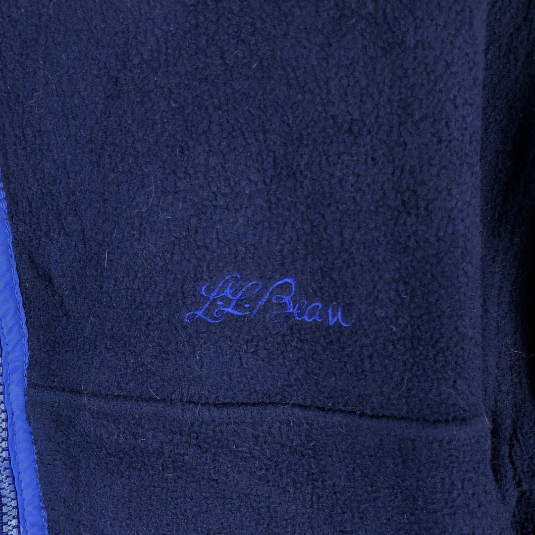 1990'S LL Bean Fleece Jacket, Men's XL, Vintage unclear navy blue type Vintage Second Hand