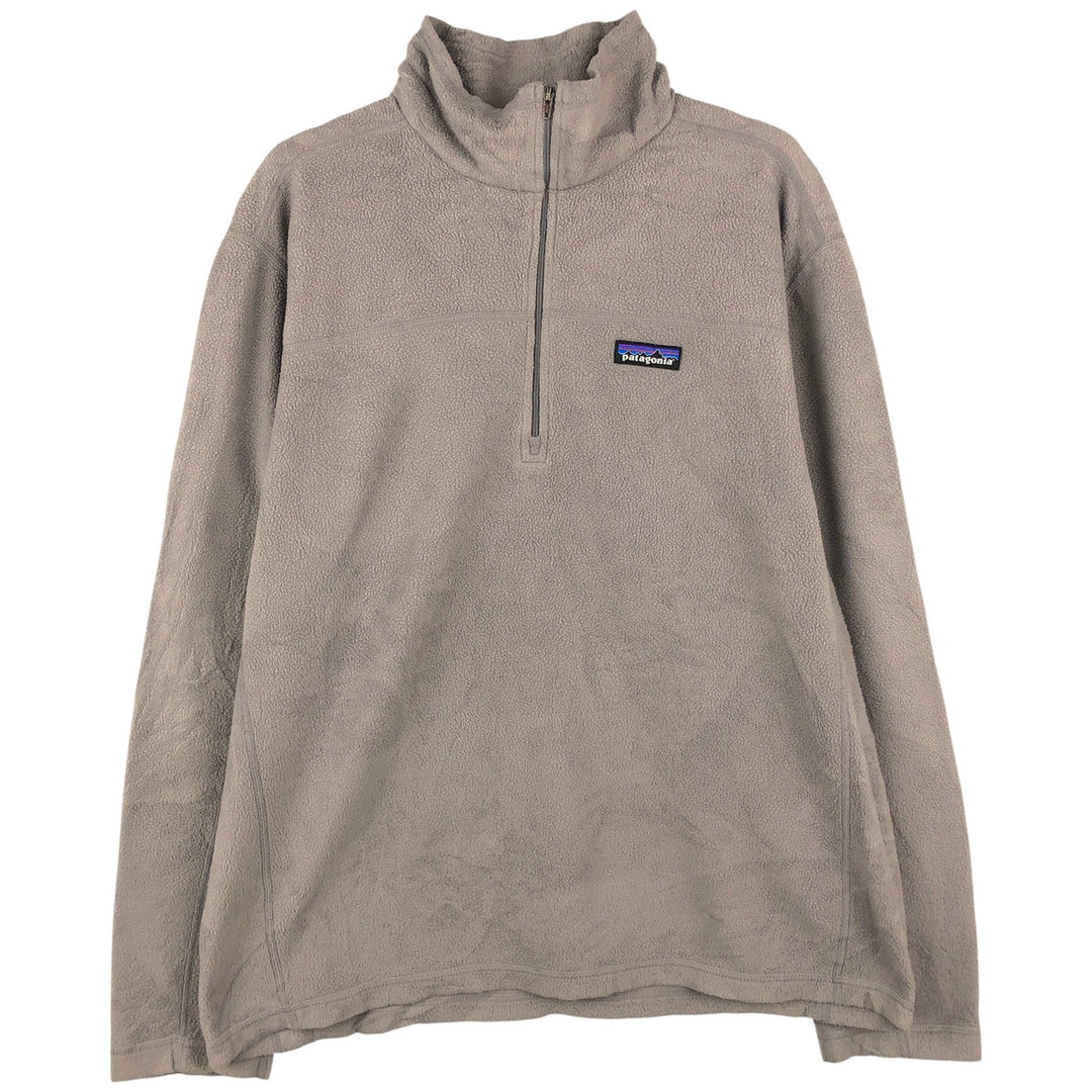 Patagonia Micro D Pullover 26175FA15 Half-Zip Fleece Pullover, Men's Medium polyester gray type Vintage Second Hand