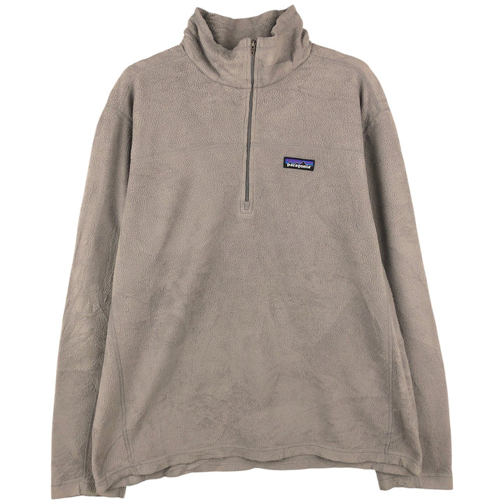 Patagonia Micro D Pullover 26175FA15 Half-Zip Fleece Pullover, Men's Medium polyester gray type Vintage Second Hand