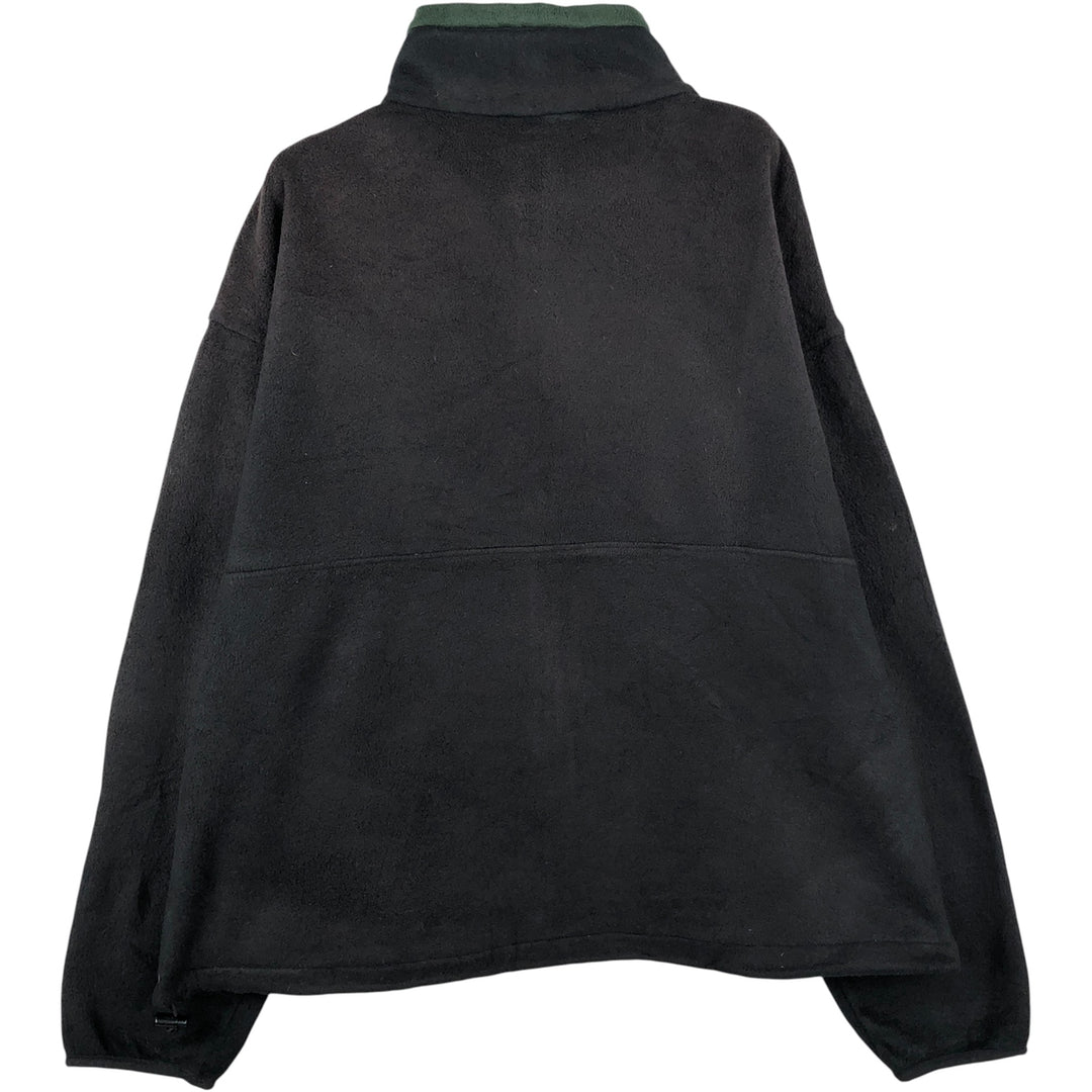 Vintage 90'S Timberland WEATHERGEAR fleece jacket, made in the USA, men's size XL polyester black type Vintage Second Hand
