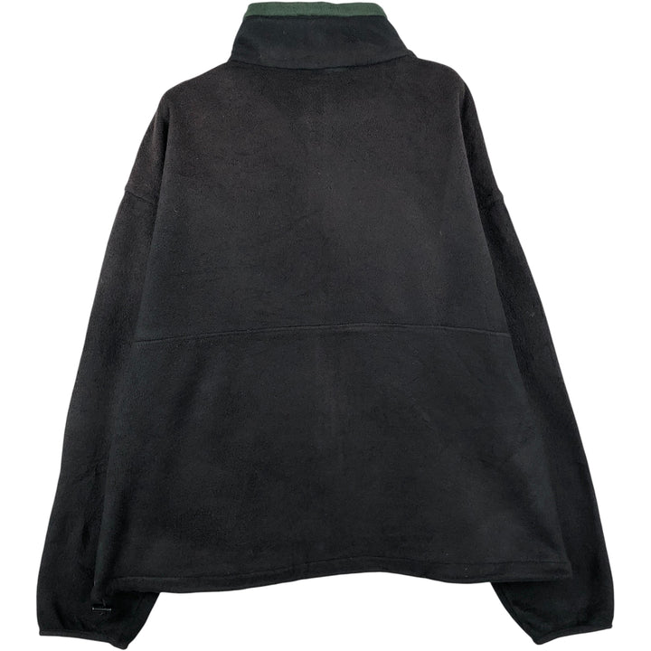 Vintage 90'S Timberland WEATHERGEAR fleece jacket, made in the USA, men's size XL polyester black type Vintage Second Hand