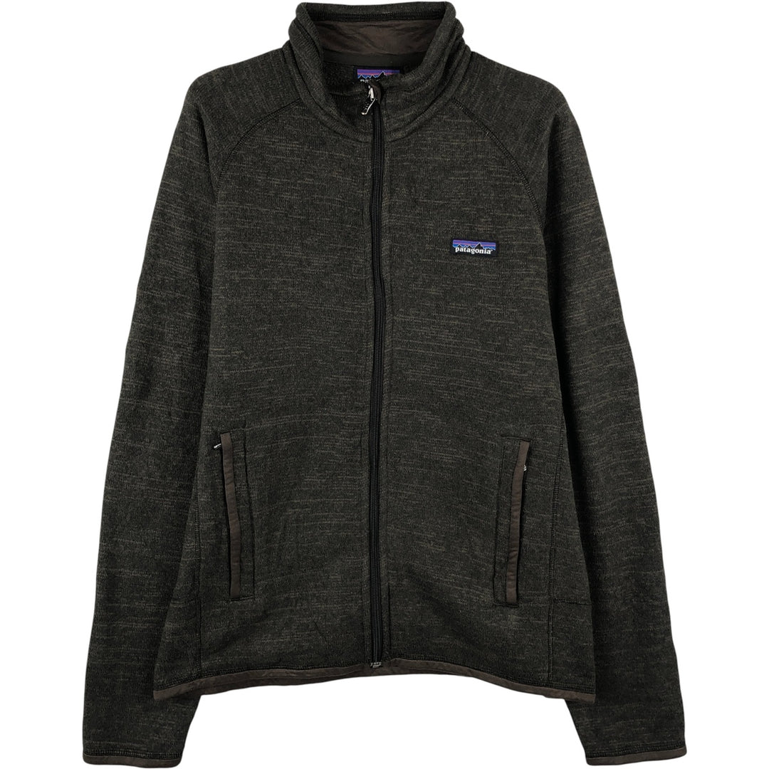 Patagonia Better Sweater Jacket 25526FA14 Fleece Jacket, Men's Size Small polyester brown type Vintage Second Hand