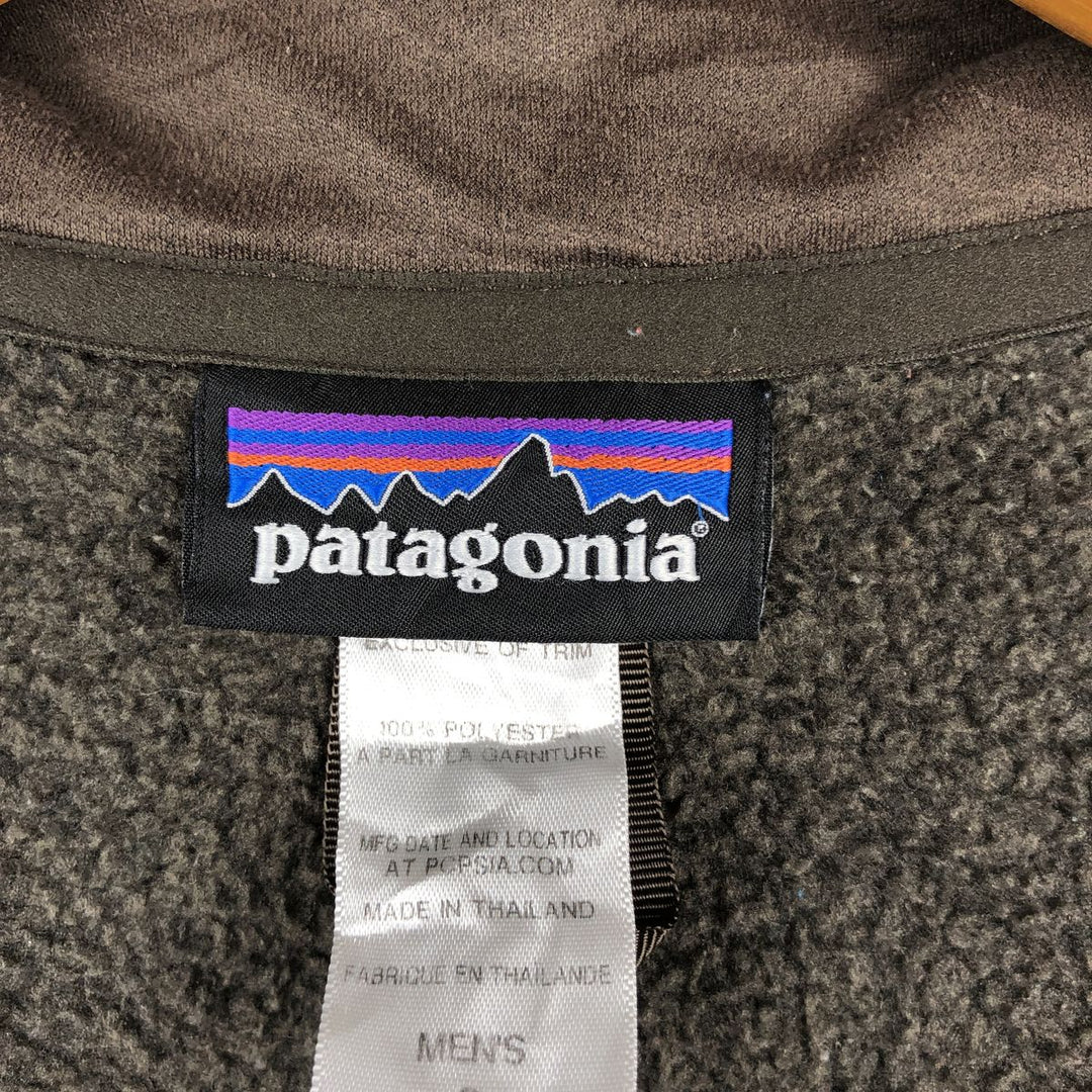 Patagonia Better Sweater Jacket 25526FA14 Fleece Jacket, Men's Size Small polyester brown type Vintage Second Hand