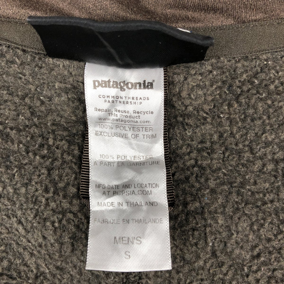 Patagonia Better Sweater Jacket 25526FA14 Fleece Jacket, Men's Size Small polyester brown type Vintage Second Hand