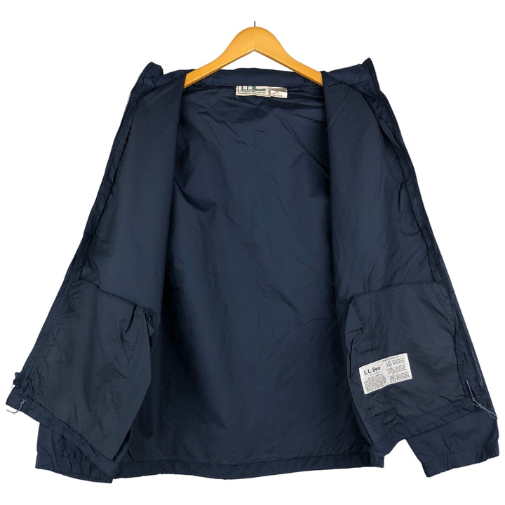 Vintage LL Bean nylon jacket from the 1990s, size L, for men Nylon navy blue type Vintage Second Hand