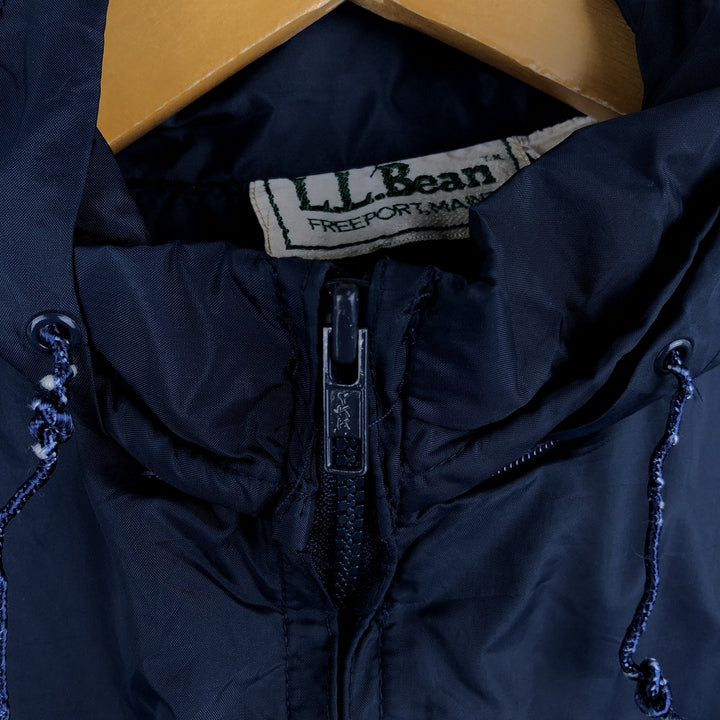 Vintage LL Bean nylon jacket from the 1990s, size L, for men Nylon navy blue type Vintage Second Hand