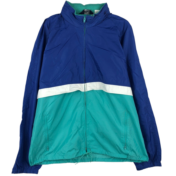 Vintage 1980'S WOOLRICH nylon jacket, men's size XL Nylon blue type Vintage Second Hand