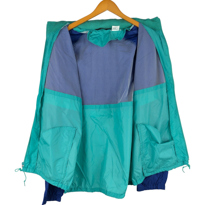 Vintage 1980'S WOOLRICH nylon jacket, men's size XL Nylon blue type Vintage Second Hand