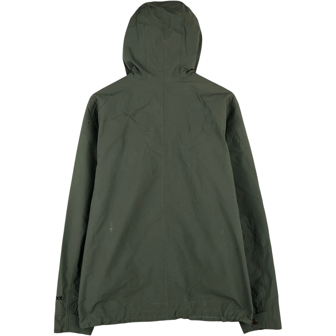 Marmot Hooded Windbreaker, Men's Size L polyester Khaki type Vintage Second Hand