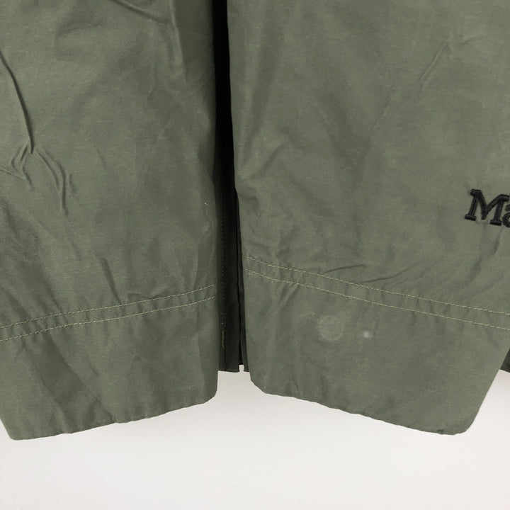 Marmot Hooded Windbreaker, Men's Size L polyester Khaki type Vintage Second Hand