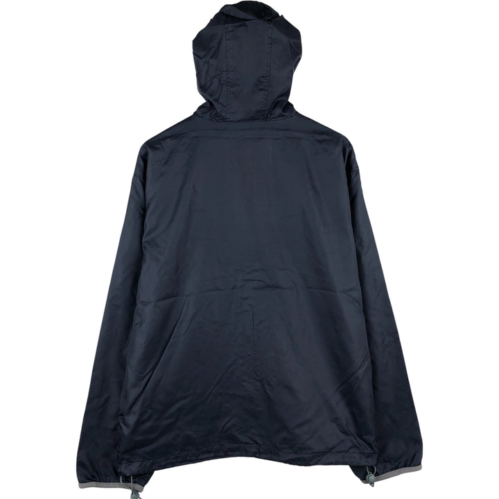 90s-00'S Vintage Eddie Bauer Ripstop Nylon Parka, Men's Size L Nylon navy blue type Vintage Second Hand