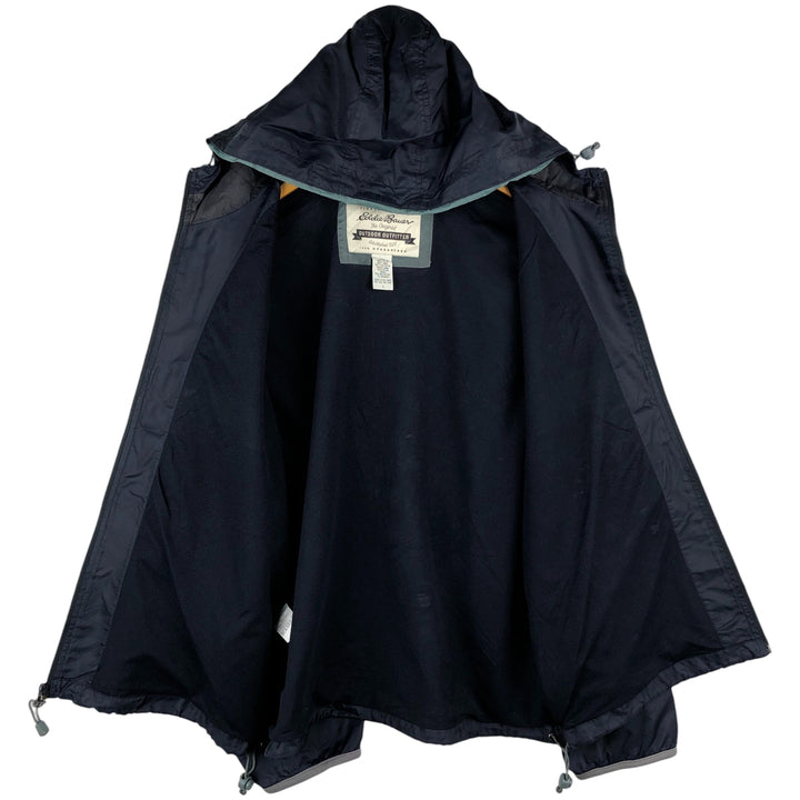90s-00'S Vintage Eddie Bauer Ripstop Nylon Parka, Men's Size L Nylon navy blue type Vintage Second Hand