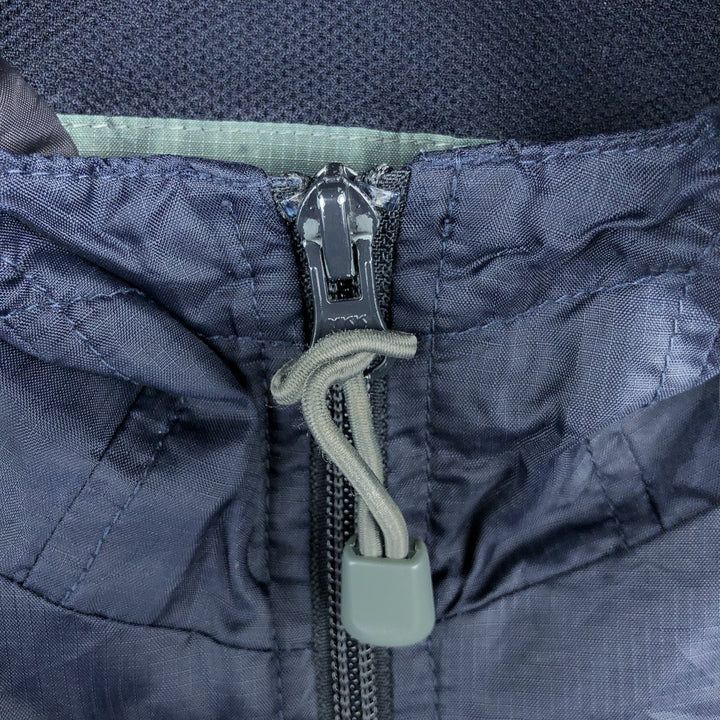 90s-00'S Vintage Eddie Bauer Ripstop Nylon Parka, Men's Size L Nylon navy blue type Vintage Second Hand