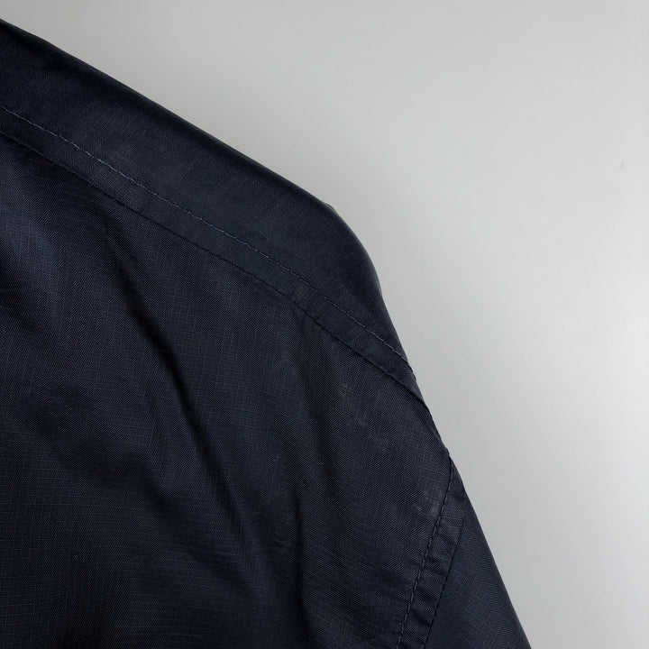 90s-00'S Vintage Eddie Bauer Ripstop Nylon Parka, Men's Size L Nylon navy blue type Vintage Second Hand