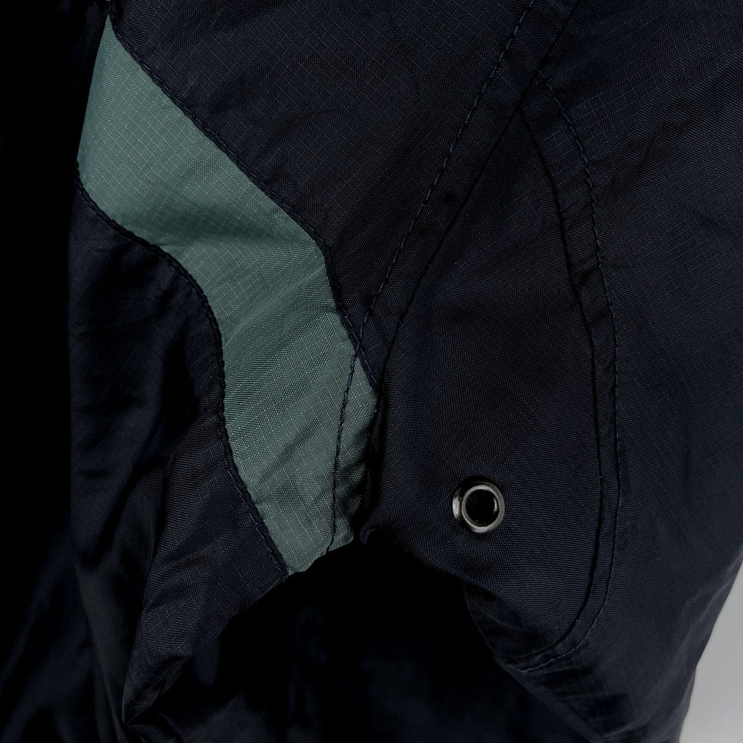 90s-00'S Vintage Eddie Bauer Ripstop Nylon Parka, Men's Size L Nylon navy blue type Vintage Second Hand