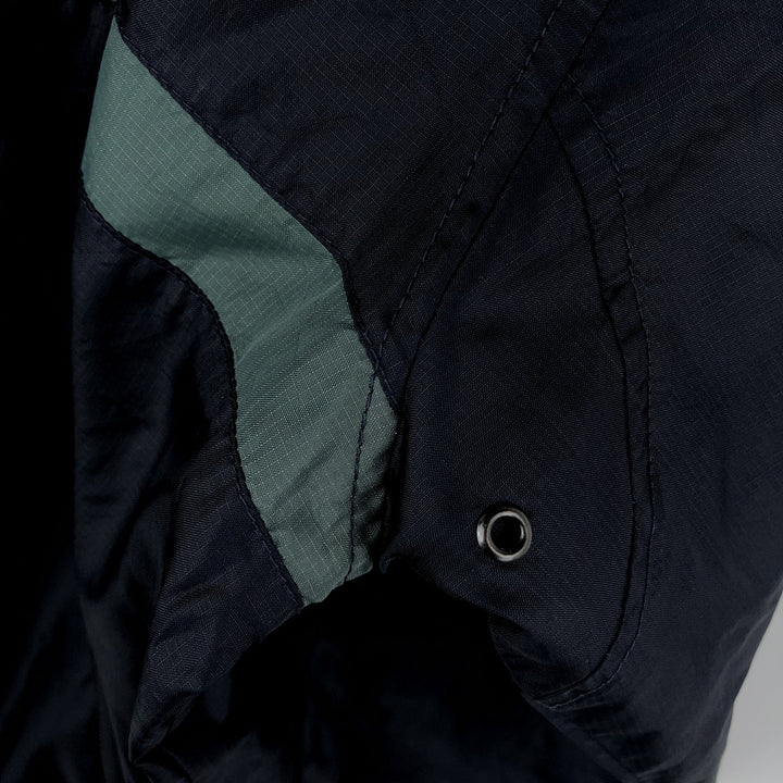 90s-00'S Vintage Eddie Bauer Ripstop Nylon Parka, Men's Size L Nylon navy blue type Vintage Second Hand