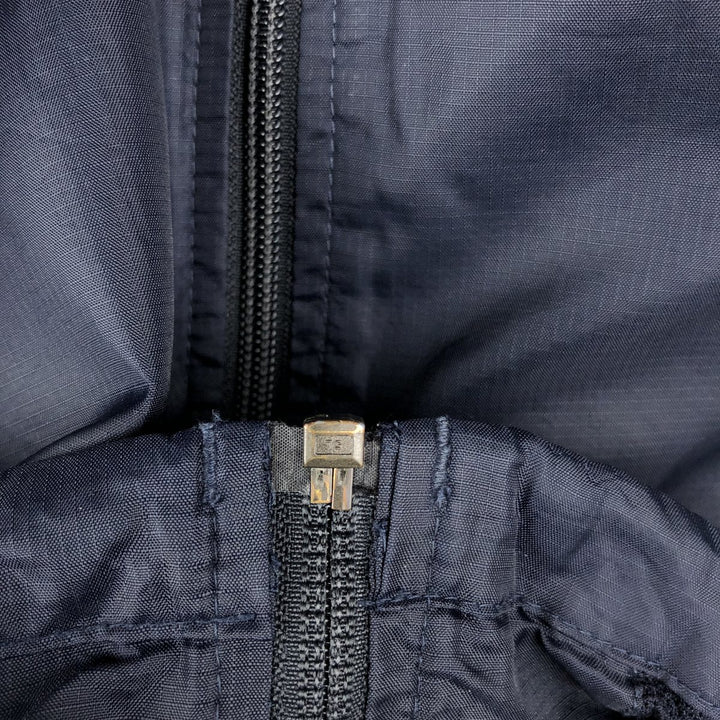 90s-00'S Vintage Eddie Bauer Ripstop Nylon Parka, Men's Size L Nylon navy blue type Vintage Second Hand