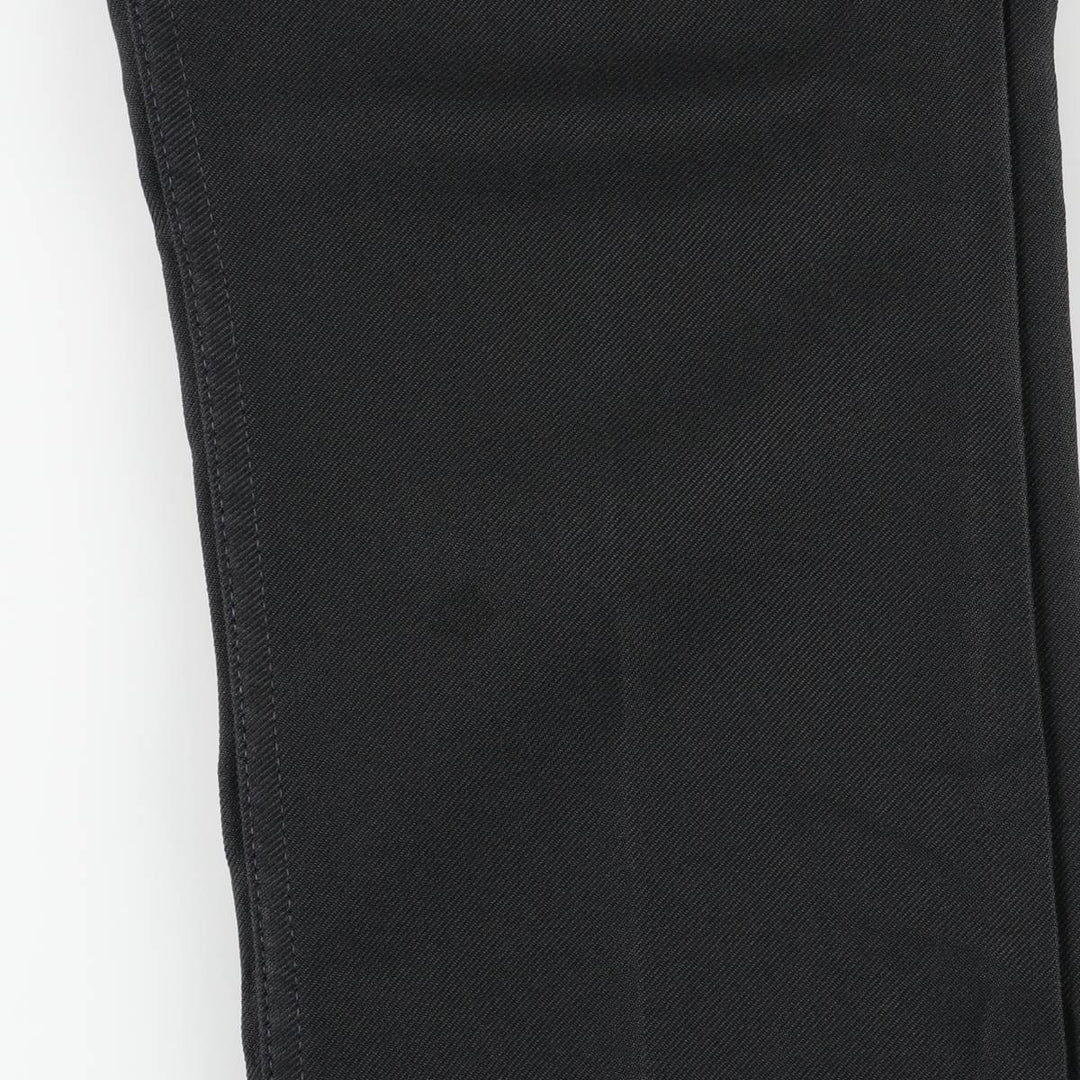 80s-90'S Wrangler Dress Jeans, Slacks, Made in USA, Men's, W34 equivalent, Vintage polyester black type Vintage Second Hand