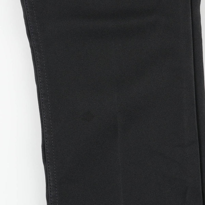 80s-90'S Wrangler Dress Jeans, Slacks, Made in USA, Men's, W34 equivalent, Vintage polyester black type Vintage Second Hand
