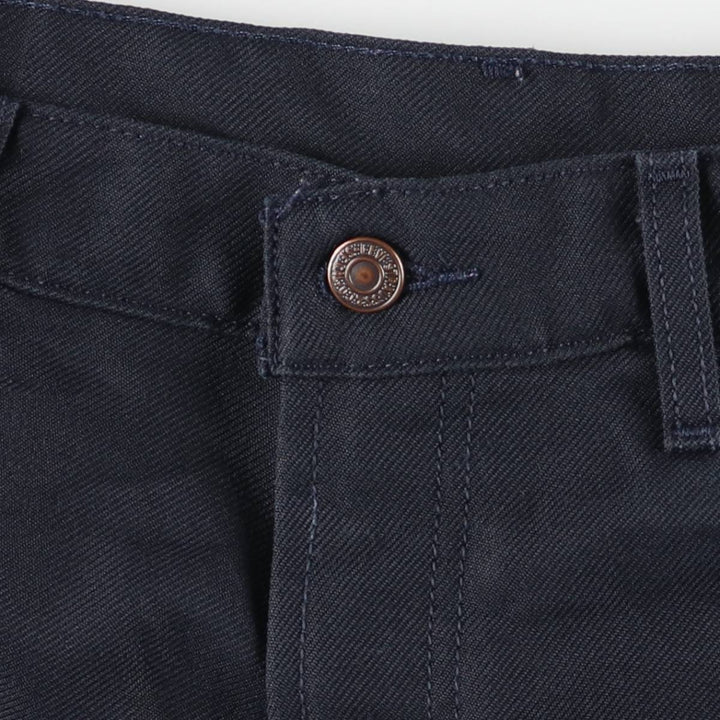 Levi's 517 Boot Cut Flare Pants, Men's, Size 34 polyester navy blue type Vintage Second Hand